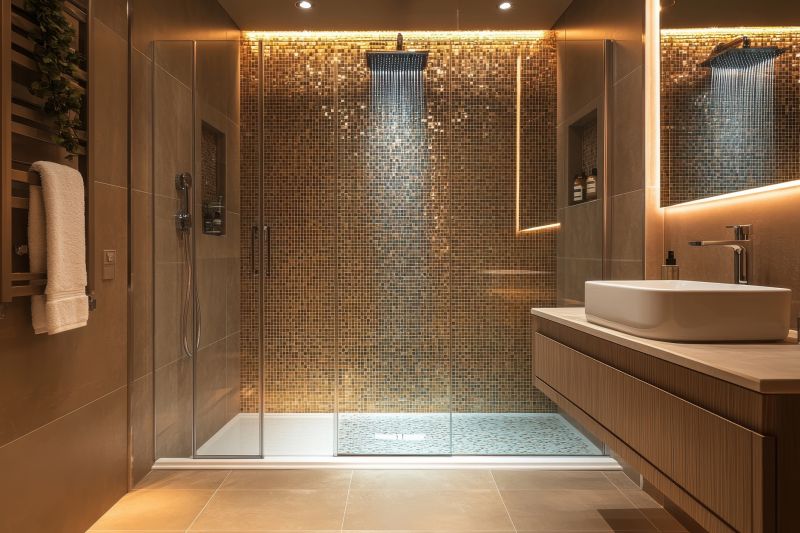 Spa-Style Bathroom with Rainfall Shower